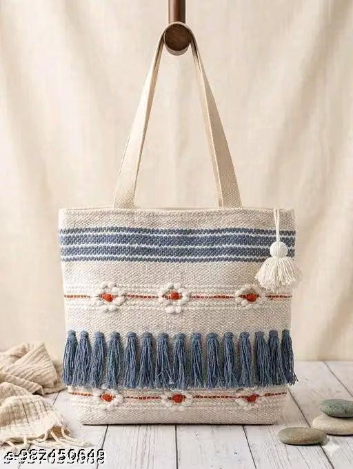 Canvas ladies handbag Canvas Tote Handbag