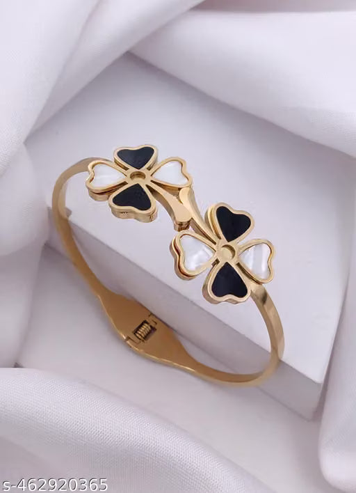 Rose Gold Stainless Steel Open Kada Bracelet