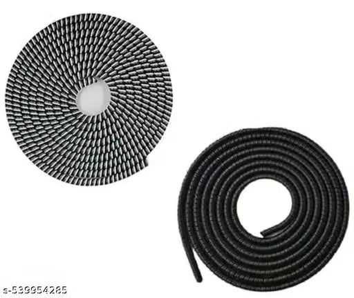 2-Piece 1.5-Metre Triple-Colour Spiral Cable Protector Set