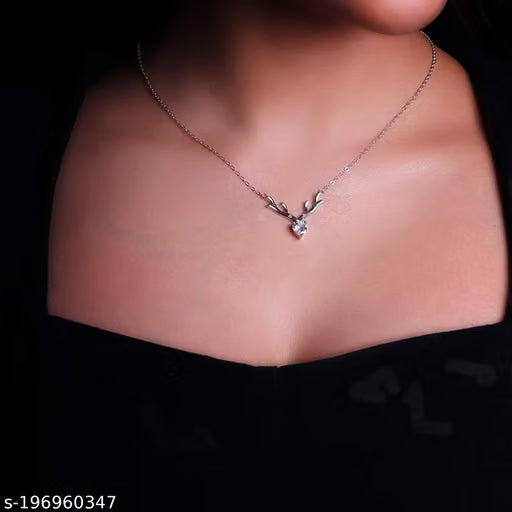 Heart Pendant Necklace with Cubic Zirconia