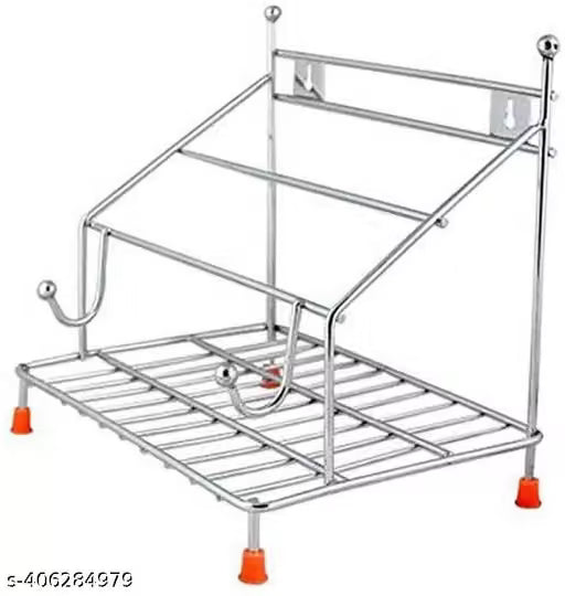 Stainless Steel Chakla Belan and Kitchen Tool Stand
