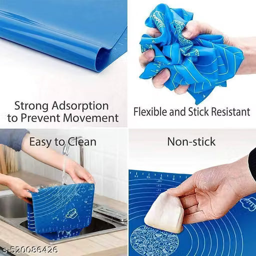 50 x 40cm Non-Stick Silicone Roti and Baking Mat