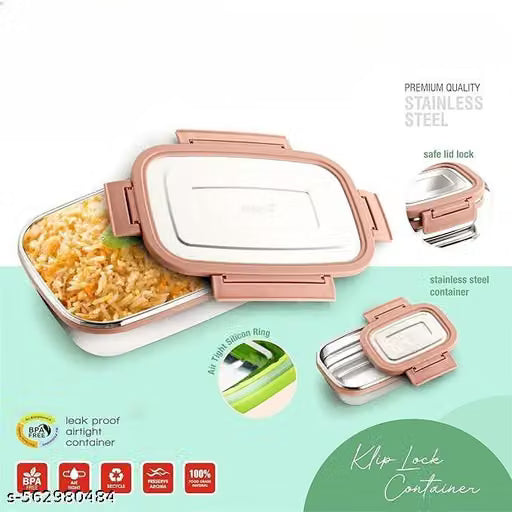 Stainless Steel Lunch Box Set – 800ml + 150ml