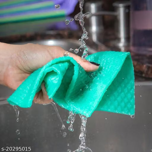 Reusable Washable Rubber Sponge Cleaning Wipes