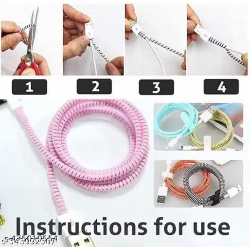 Random Colour Charging Cable Protector