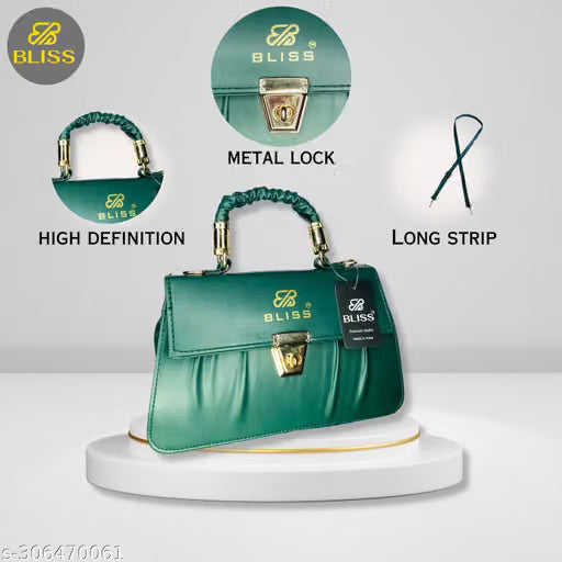 Classic Green Crossbody Sling Bag
