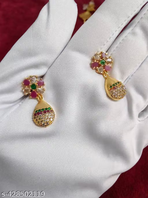 Gold Plated Classic Earrings