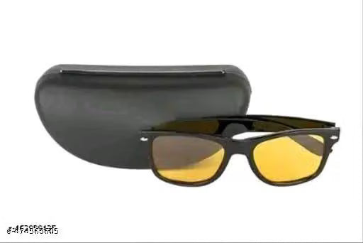 Black Wayfarer Folding Sunglasses
