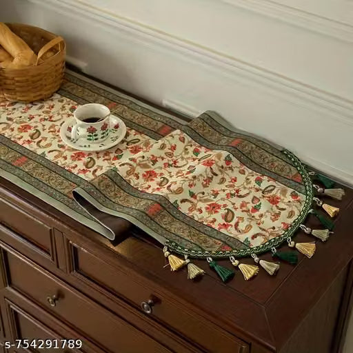 Multicolour Digital Print Table Runner, 13 x 70 Inch