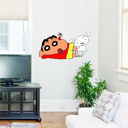 Shinchan Kids Wall Sticker Size -23X12 Inches