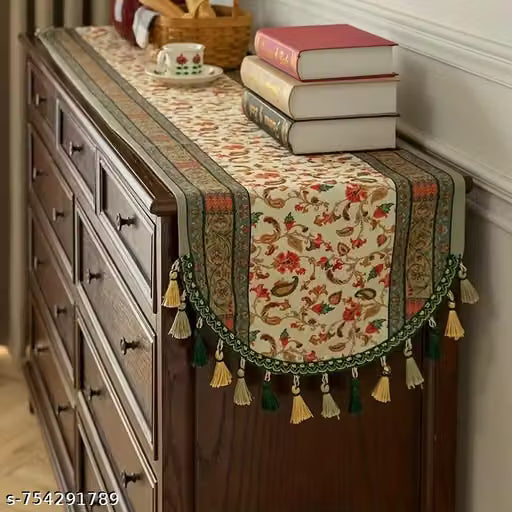 Multicolour Digital Print Table Runner, 13 x 70 Inch