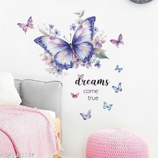 HS Decor dreams come true with decorative butterrfly wall stickers for living room, children room, nursery, playgroup