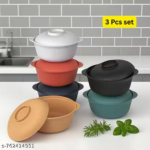 Deep Soup and Ramen Bowls, Small Size, Set of 3