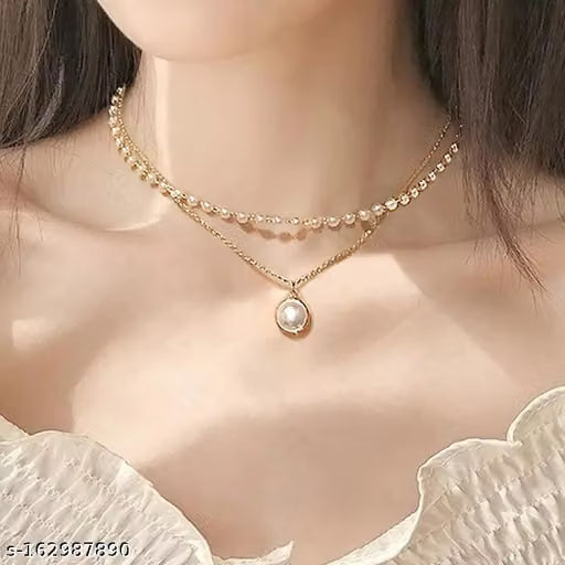 Classic Pendant and Locket Chain Necklace