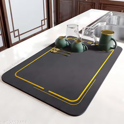 Absorbent Non-Slip Kitchen Dish Drying Mat