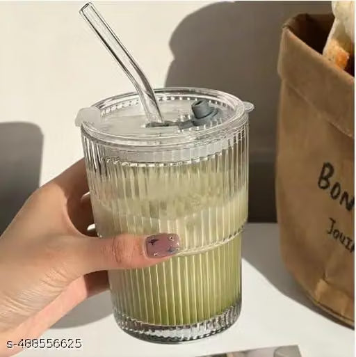 Green Sipper Tumbler with Lid and Straw