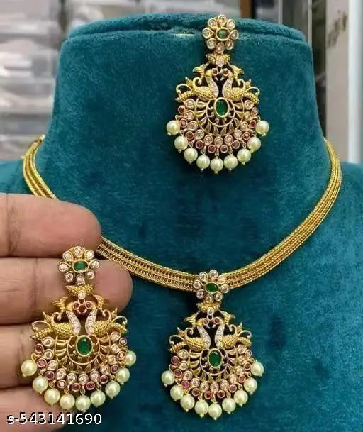 South Indian Traditional Gold Plated Haram Set