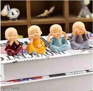 Decorative Monk Buddha Set