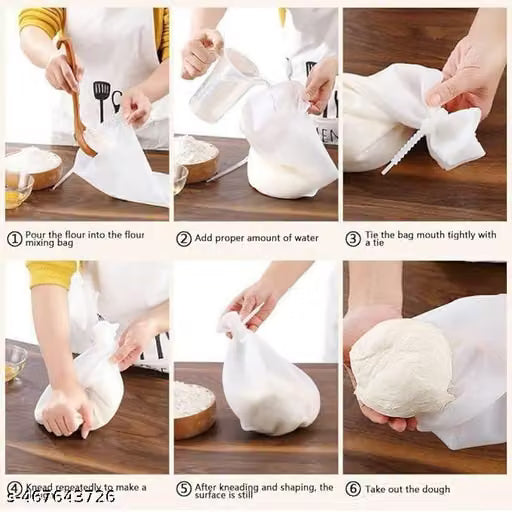 Reusable Silicone Atta Kneading and Dough Mixing Bag
