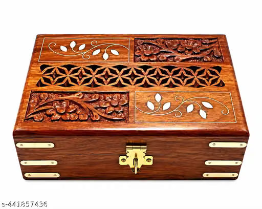Sheesham Wood Jewellery and Keepsake Storage Box