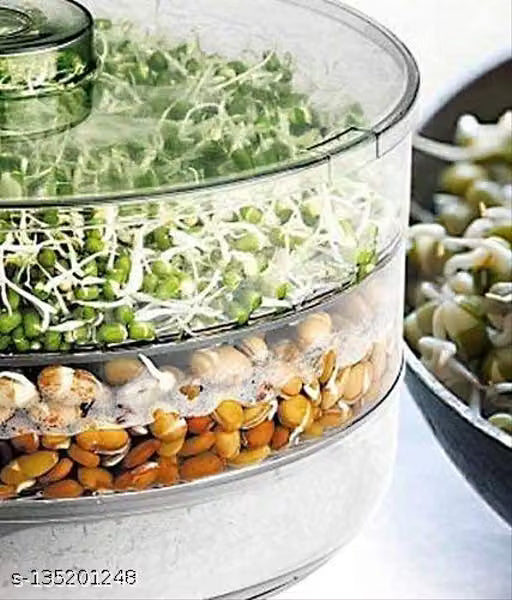 3-Container Kitchen Sprout Maker Box