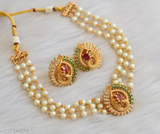 Gold Plated Crystal Choker and Earring Set