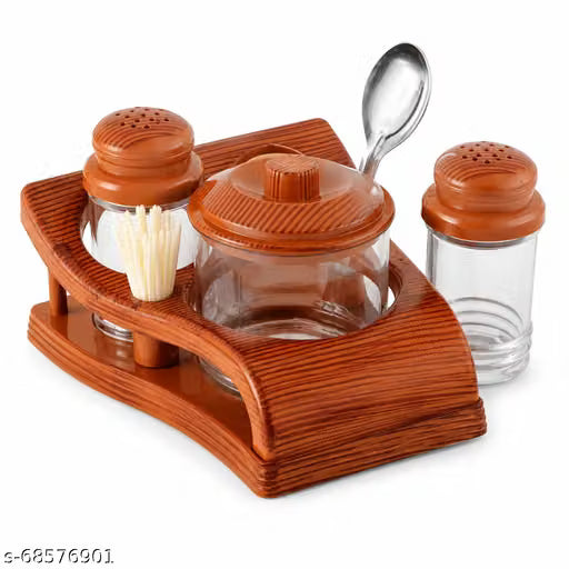 3-in-1 Salt, Pepper, Pickle and Toothpick Tabletop Set