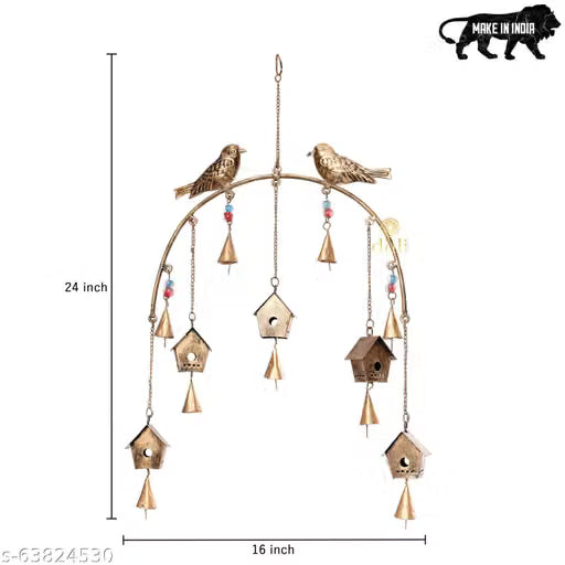 Metal Feng Shui Wall Hanging Wind Chime