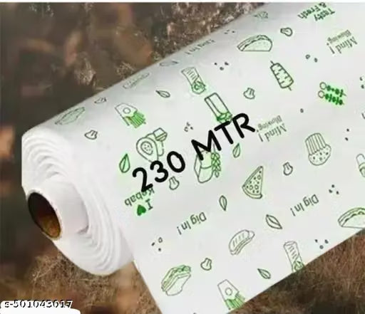 230m Butter Paper Roll for Food Preparation and Baking
