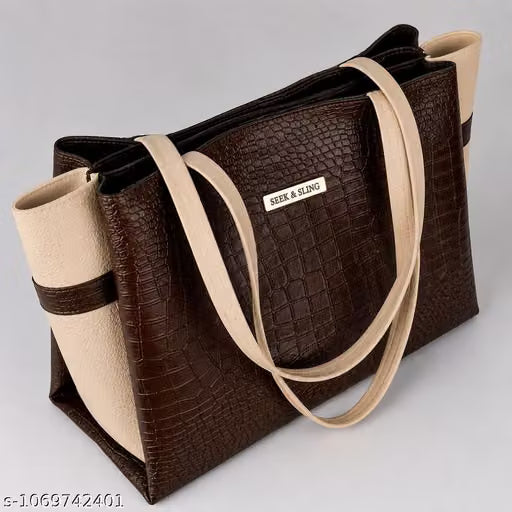 Crocodile-Texture Crossbody Sling Bag