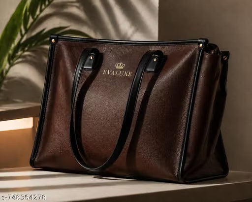 Textured Brown for women Laptop Tote Bag