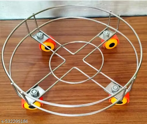 Heavy-Duty Steel Gas Cylinder Trolley with Wheels