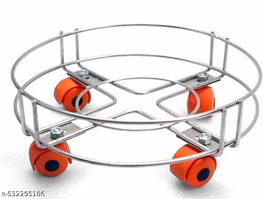 Heavy-Duty Steel Gas Cylinder Trolley with Wheels