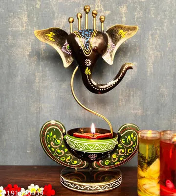 Handcrafted Ganesha Tealight Holder