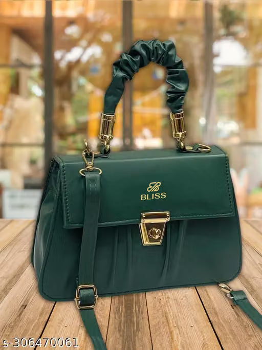 Classic Green Crossbody Sling Bag