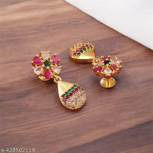 Gold Plated Classic Earrings