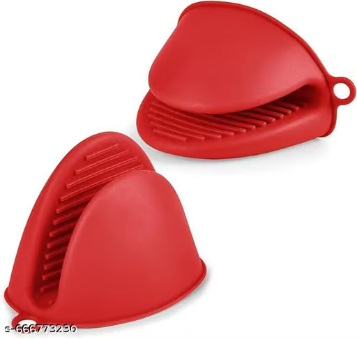 Set of 2 Silicone Heat-Resistant Cooking and Baking Gloves