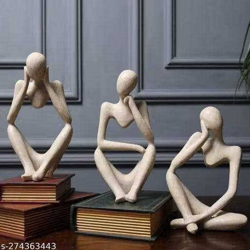 Modern Thinker Figurines Set of 3