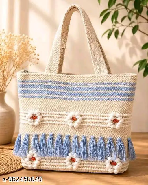 Canvas ladies handbag Canvas Tote Handbag