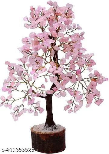 Rose Quartz Crystal Money Tree