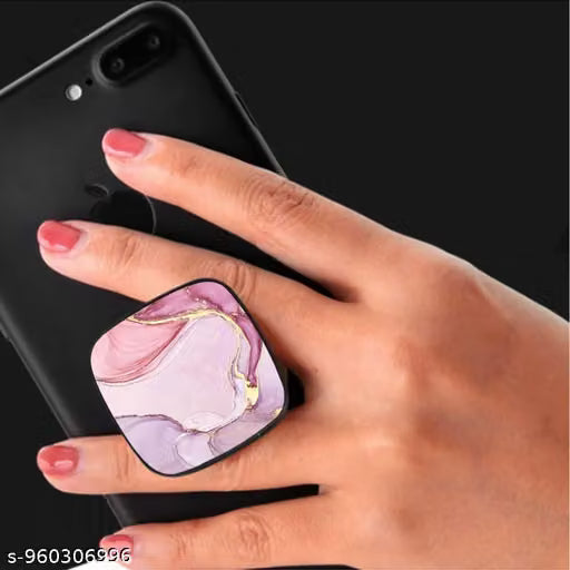 Multicolour Square Pop Socket Phone Grip Stand