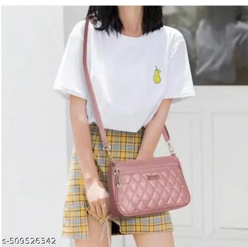 Checked Women’s Handbag
