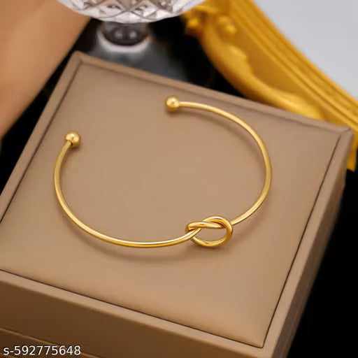 Gold Plated Contemporary Stone Link Bracelet