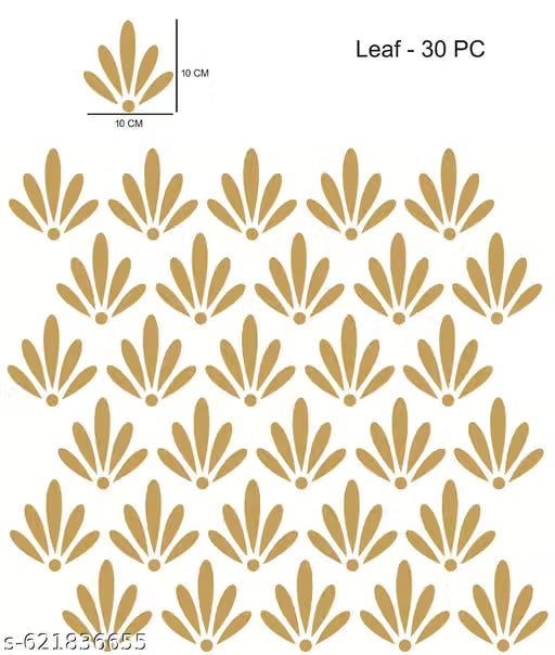 30 Pc Flower Wall Decals