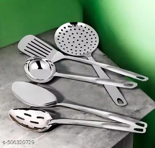 Stainless Steel Cooking and Serving Ladle Tool Set, 5 Pieces