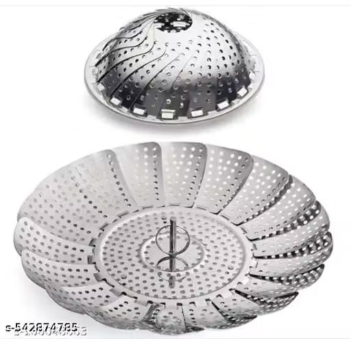 Foldable Stainless Steel Vegetable Steamer Basket