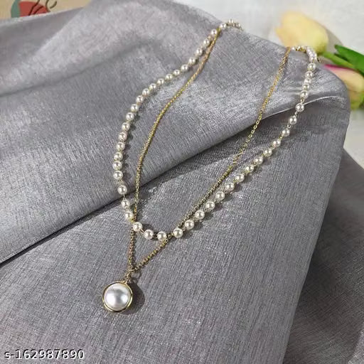 Classic Pendant and Locket Chain Necklace