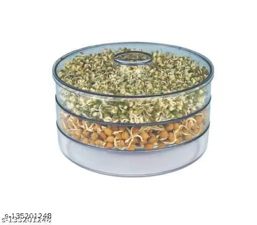 3-Container Kitchen Sprout Maker Box