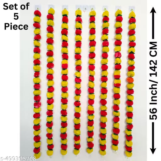 5PieceRedYellowMarigoldStrings