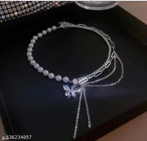 Korean Style Pearl Choker Necklace